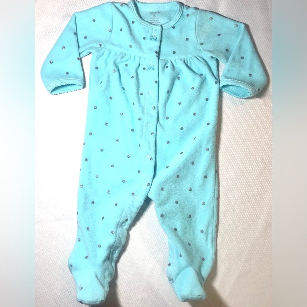 3/$8 Carter’s Fleece Button-up Sleeper
